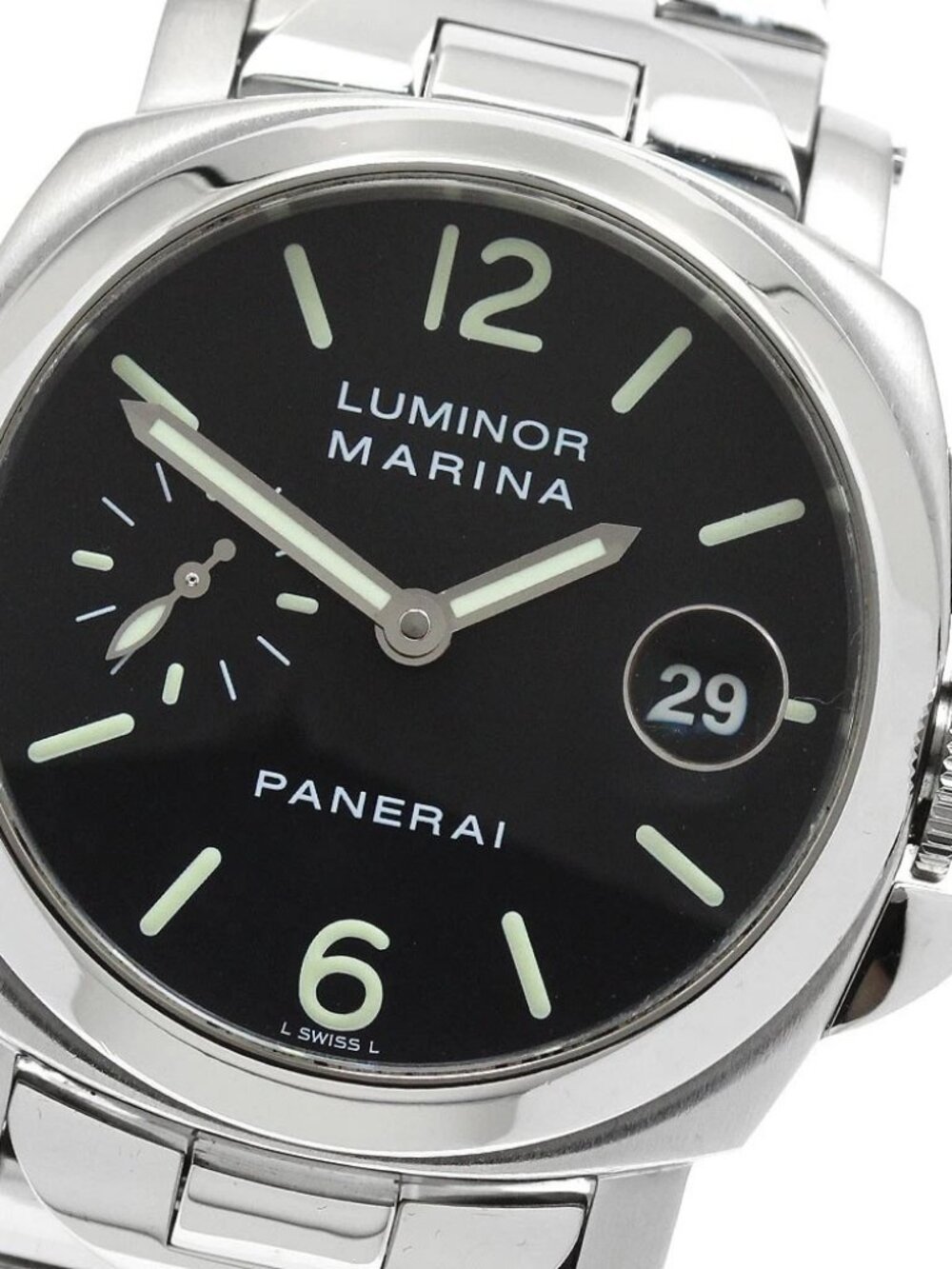 PANERAI Luminor Marina PAM00050 Small Second Date Automatic Men's Watch_945754
